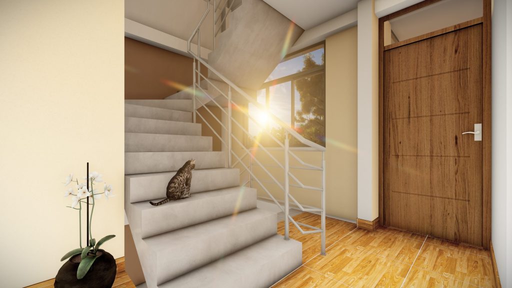 INTERIOR HALL 2DO PISO b